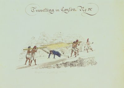 Reser i Ceylon No.IV, c.1835 av English School